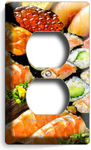 Sushi Rolls Sashimi Outlet Wall Plate Japanese Food Restaurant Kitchen Art Decor - £9.64 GBP