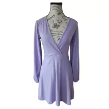 Boohoo Long Sleeve Purple Dress Size 4 - $13.00