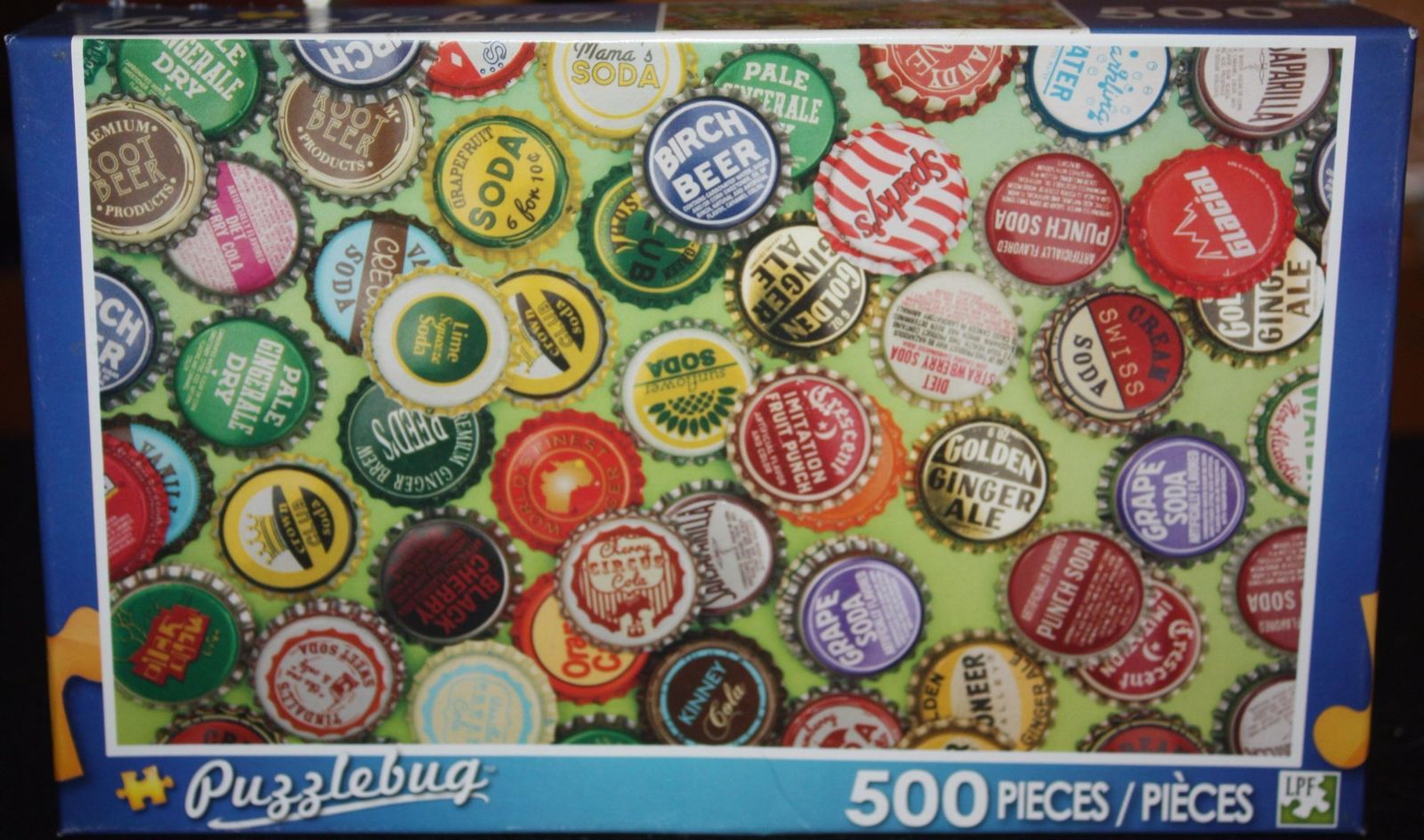 2015 LPF Puzzlebug Vintage Bottle Caps 500 Piece Puzzle - Complete - $10.00