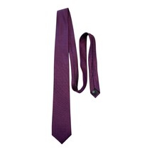 Calvin Klein Men&#39;s Silk Tie – Plum Purple Geometric Pattern – 58&quot; – 100%... - $14.40
