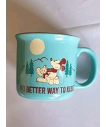 Disney Parks Mickey Mouse Mug &quot;No Better Way to Reset&quot; Turquoise Stonewa... - $23.36