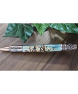 Nautical Pen Kit with an Antiqued Sailing Ship Label Cast and an Antique... - $84.99