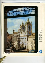 Varig Airlines Y Class International Menu Salvador Bahia 1976 Music Broc... - £19.09 GBP