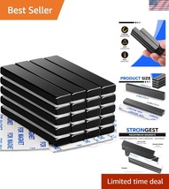 Premium Double-Sided Adhesive Neodymium Magnets, 60x10mm - 24 Powerful P... - $40.50