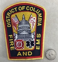 Washington DC District Of Columbia Fire Dept Rescue EMS Embroidered Patch - $82.83 CAD