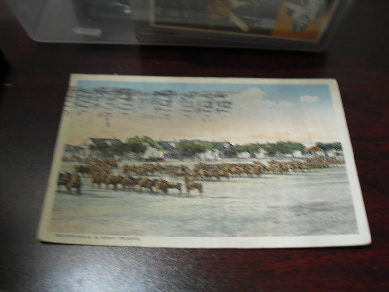 Vintage 1918 Postcard Military US Army Troops LOOK - $16.83