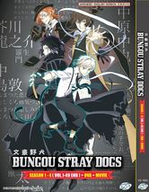 Dvd Anime Bungou Stray Dogs Sea 1-4 Vol.1-49 End + Ova + Movie English Dubbed - £36.25 GBP