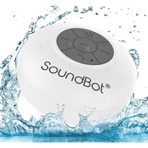 Soundbot SB510 Bluetooth Shower Speaker HD Water Resistant Bathroom Spea... - $27.99