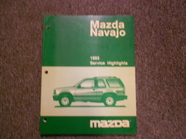 1993 Mazda Navajo Service Highlights Repair Shop Manual Factory Oem Book 93 - $8.89