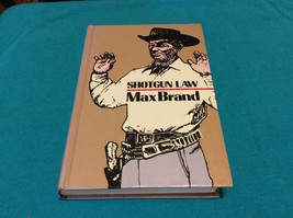 SHOTGUN LAW by MAX BRAND - Hardcover - RARE 1976 LARGE PRINT EDITION  - $49.39