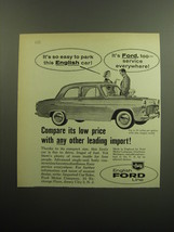 1958 Ford Anglia Car Ad - It&#39;s so easy to park this English car! - £13.89 GBP