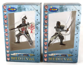 NIB TWO Papo Prestige Medieval Armored Knights (1) PP39738 &amp; (1) PP39737 - £44.86 GBP
