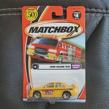 2002 Matchbox MB 4 of 75 Hometown Heroes Ford Falcon Taxi Yellow 95200 C... - £6.80 GBP