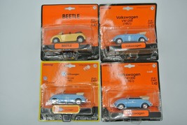 New-Ray VW Volkswagen Beetle Bug VW1200 1951 1:43 Diecast Car Sealed Lot of 4 - £45.67 GBP