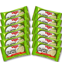 Vigo Authentic Cilantro Lime Rice, Fresh &amp; Zesty Low Fat, 8Oz (Cilantro Lime, 8 - £32.04 GBP