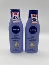 2 Pack Nivea Smooth Daily Moisture Body Lotion Dry Skin Shea Butter 6.8 oz - £5.21 GBP