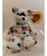 Ty Beanie Baby &quot;Glory&quot; Bear with Tag Errors and Tag Protector - £69.62 GBP