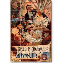 Alphonse Mucha Poster Art Painting Ceramic Tile Mural BTZ06565 - £189.03 GBP+