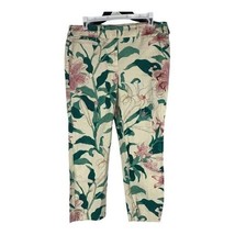 Ann Taylor Women&#39;s Floral Print Cropped Pants Size 8P Petite - £20.12 GBP