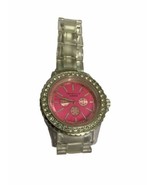 Identity London Ladies Girls Pink Face Clear Wristwatch  - £5.83 GBP