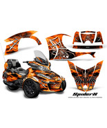 CAN-AM BRP SPYDER RT 2014-2017 CREATORX GRAPHICS KIT DECALS SPIDERX ORANGE - £383.37 GBP