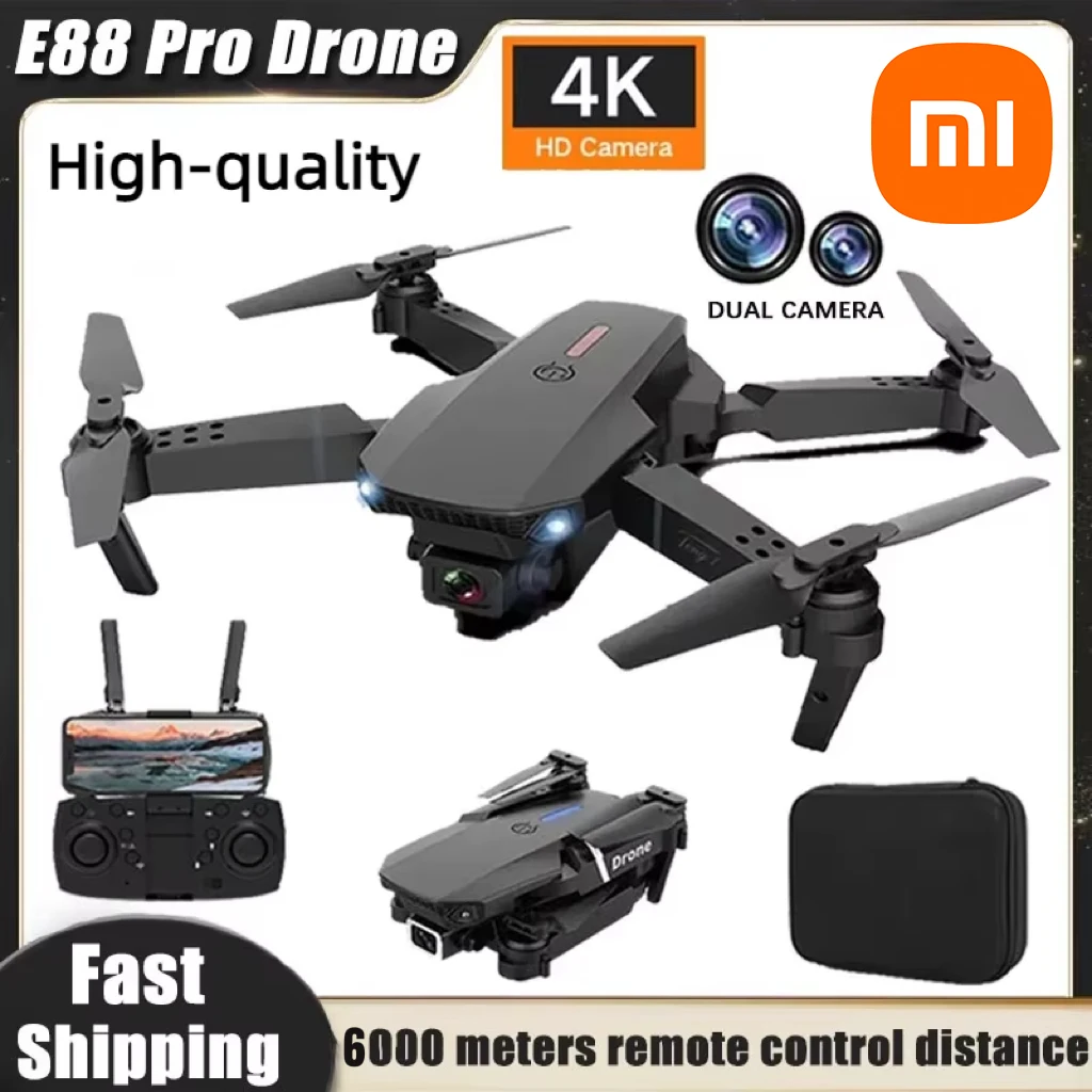 New Professional 1080P Drone E88 4K Wide Angle HD Camera WiFi FPV Height... - $81.99
