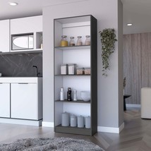 Sutton Bookcase: Tiered Storage Shelves &amp; Modern Display Bookshelf - $3,256.45 MXN
