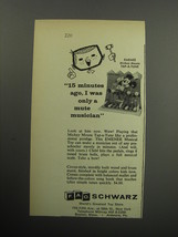 1957 F.A.O. Schwarz Toys Advertisement - Emenee Mickey Mouse Tap-A-Tune - £14.73 GBP