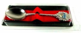 Vintage Collector&#39;s Messina Silver Spoon Souvenir w/ Original Plastic Case  - $7.90
