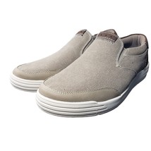 Nunn Bush Mens Tan Kore City Walk Canvas Moc Toe Slip On Shoes Loafers Size 7 - £48.39 GBP