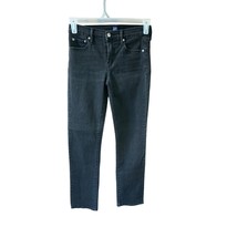 Gap Denim Womens Size 26 Black Coal Jeans Classic Straight - $18.96 CAD