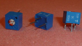 New 10PCS Vishay Typ 1K Switch Resistor Variable Cermet Type 1K Ohm 3-PIN Blue - £11.95 GBP