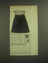 1974 Talbots Skirt Ad - Classic Wrap - $18.49