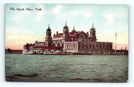 Postcard Early 1900&#39;s New York Historic Ellis Island NY Gateway To The N... - £6.25 GBP
