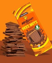 Mr Beast Feastables Chocolate Deez Nutz Peanut Butter Flavor 60g Each Box of 10 - £37.28 GBP