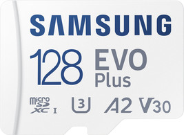 Samsung - EVO Plus 128GB microSDXC UHS-I Memory Card with Adapter - £19.73 GBP