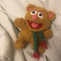 1987 Baby Fozzie Bear Muppets Christmas Plush Toy Jim Henson Vintage - £8.00 GBP