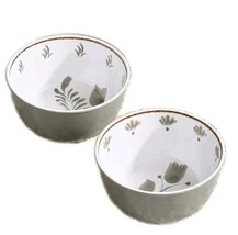 Two (2) Better Homes &amp; Gardens ~ Melamine ~ 2.25 x 4.65 Dip Bowl Set ~ GREY - $25.00