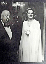 Grace Kelly &amp; Alfred Hitchcock (Tribute To Alfred Hitchcock) ORIG,1974 Photo * - £389.23 GBP