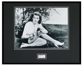 Lana Turner Signed Framed 16x20 Photo Display JSA - £271.84 GBP