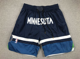Minnesota Timberwolves Navy Classic Mesh Pockets Shorts - $31.20