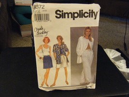 Simplicity Christie Brinkley 8372 Pants Shorts Top Jacket Pattern - Size 16-20 - £9.03 GBP