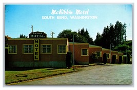 McKibbin Motel South Bend Washington WA UNP Unused Chrome  Postcard U14 - £7.00 GBP