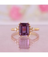 Natural Alexandrite And Pearl Stone Sterling Silver Women Ring Jewelry - €59,40 EUR