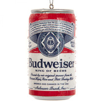 Budweiser King of Beers Blow Molds Can Ornament Red - £12.01 GBP