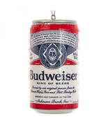 Budweiser King of Beers Blow Molds Can Ornament Red - £11.20 GBP