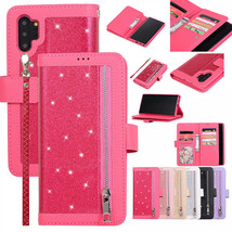 For Samsung Galaxy S21Ultra S21+ Leather Wallet Magnetic flip back cover Case - £42.13 GBP