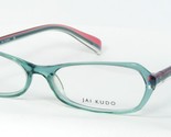 Jai Kudo 1704 P07 Trasparente Verde Blu Occhiali da Sole Montatura 50-15... - $66.77