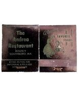 The Andrea Restaurant Vintage Matchbook Southboro Matches Unstruck Lot O... - €17,04 EUR