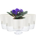Shineme Self Watering Pots, 5 Pack Self Watering Planters For Indoor Pla... - £24.03 GBP